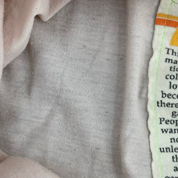 Aviator Nation Almond Bolt Fade Boyfriend Tee Ombre Pink Purple Crop Top Size XS - Picture 7 of 7